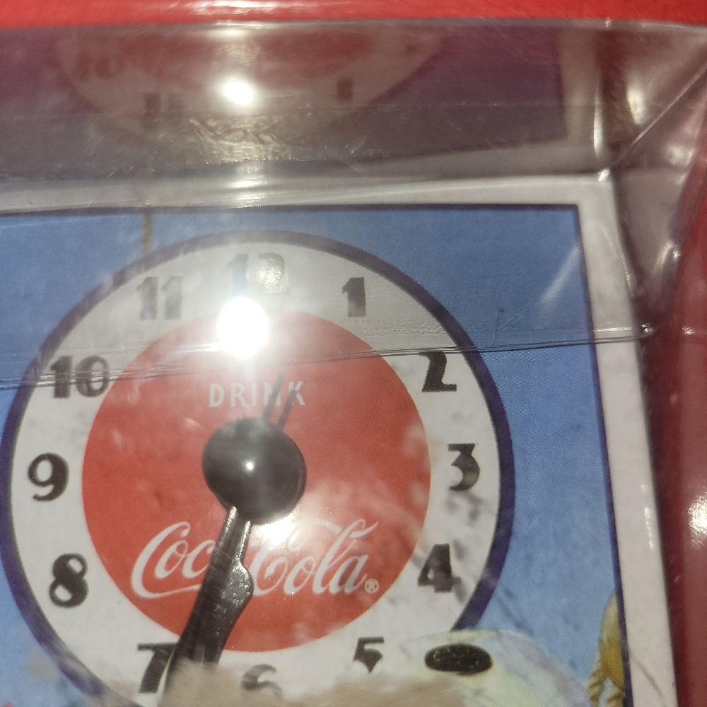 New! Vintage COCA COLA Matchbox Clock - Picture 8 of 10